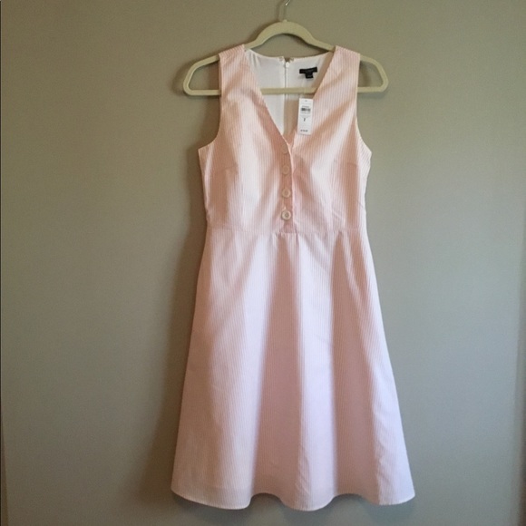 Ann Taylor Factory Dresses & Skirts - Ann Taylor Factory Pink/white Striped Dress, 2